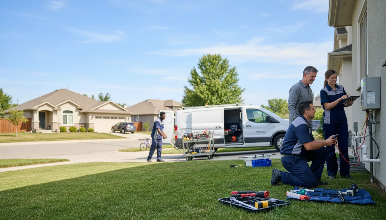 Tankless water heater service in Canton, TX